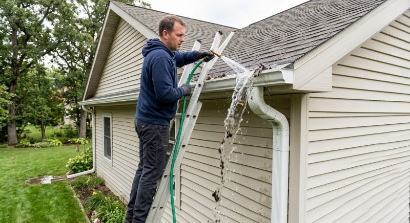 Downspout Snaking in Boulder, CO